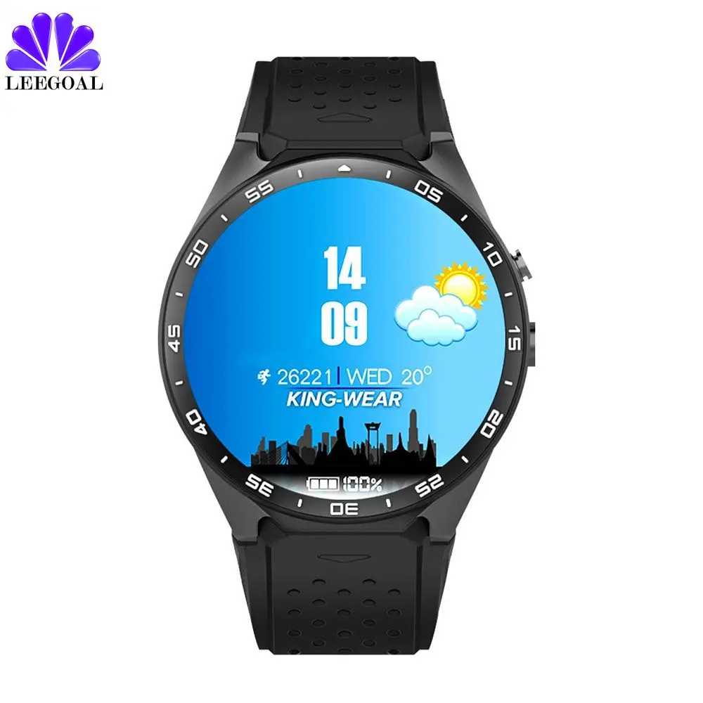 Оригинальные Смарт часы kingwear KW88 Android 5 1 kw88 MTK6580 четырехъядерный процессор 3g Bluetooth