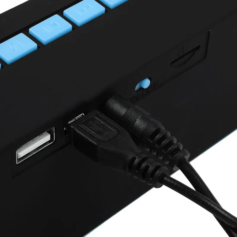 Мини беспроводной Bluetooth динамик USB FM Радио стерео Супер Бас mp3 плеер|Портативные