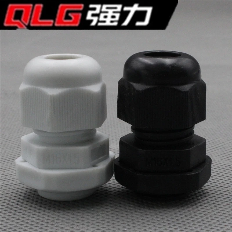 1 шт. M16 * 5 Электрический водонепроницаемый нейлоновый Пластиковый Кабельный