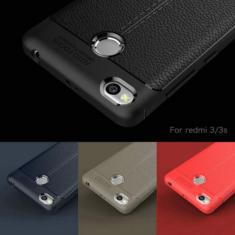WHAY Redmi3s чехлы для Xiaomi Redmi 3 S силиконовый чехол противоударный Xiomi Redmi3 кожаный |