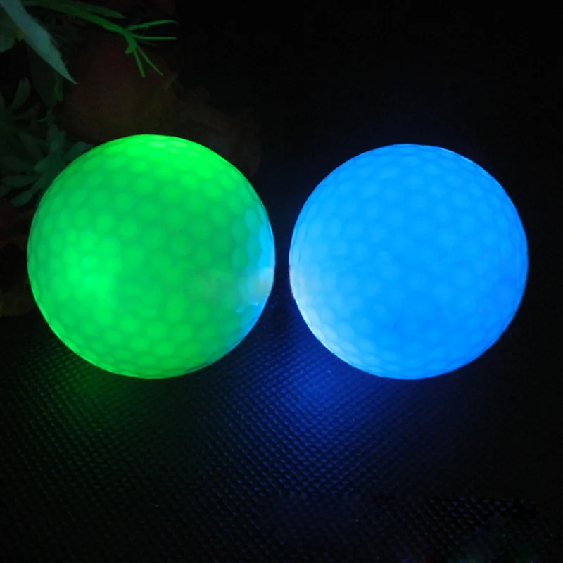 Newly LED Golf Balls Flashing Light Up Blink Color Night Training Practice Ball BFE88 | Спорт и развлечения