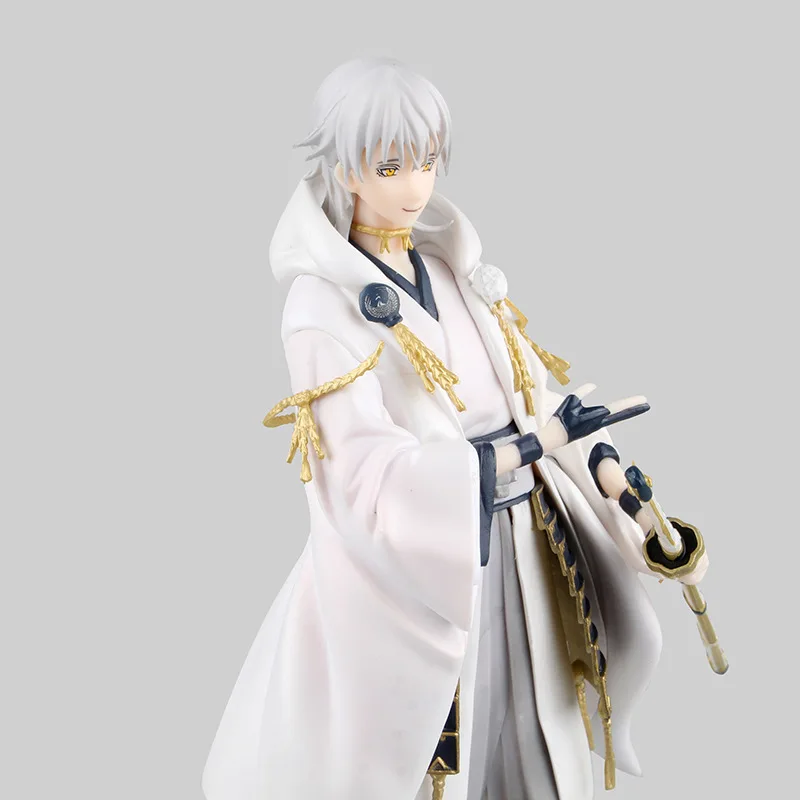 Обувь для косплея; Аниме Фигурка героя игры Touken Ranbu Online Tsurumaru Kuninaga белый версии 22 см 1/7 весы коллекция моделей pvc Fgurine игрушки