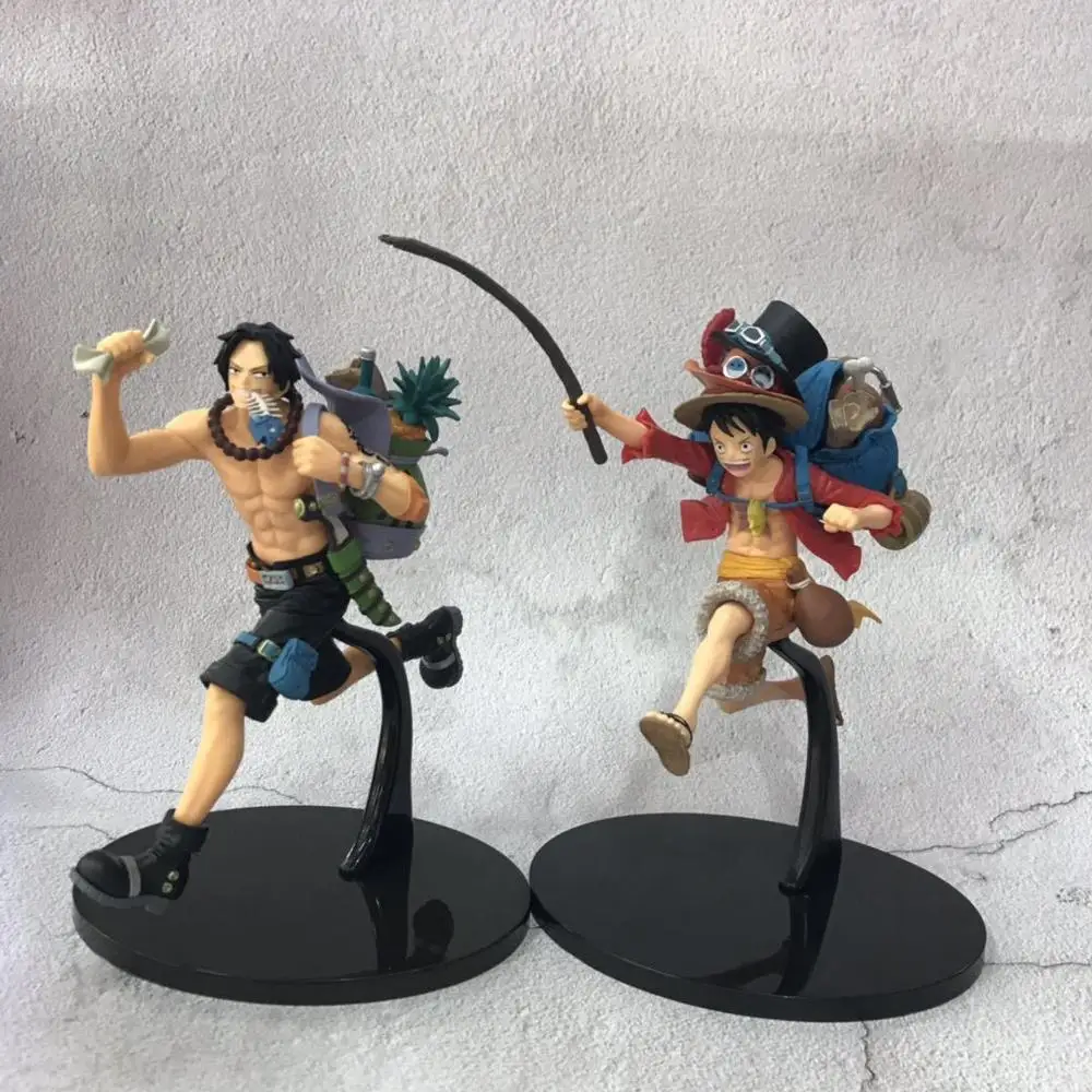 Соломенная шляпа Luffy Sabo Law Ace из ПВХ для бега фигурка мультфильма коллекционная
