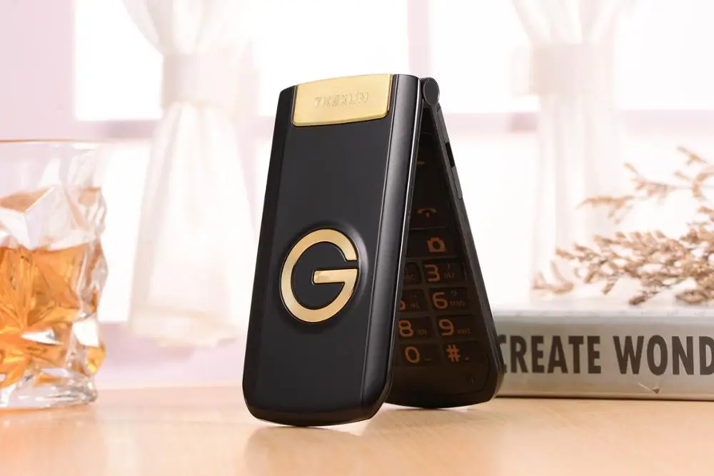Роскошный флип металлический телефон для пожилых людей TKEXUN G9000 G3 большая звуковая большая клавиатура 1600 мАч фонарик bluetooth сотовый телефон для пожилых людей - Цвет: Black