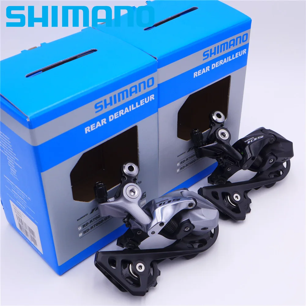 SHIMANO 105 RD-R7000-GS SS дорожный велосипед задний переключатель 11 скоростей 11s черный серебристый R7000