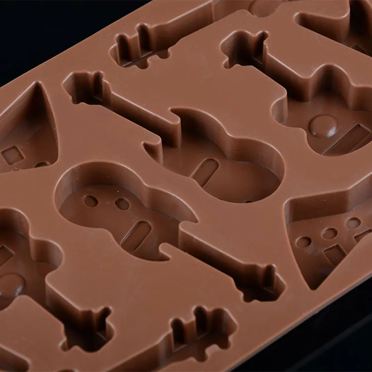 1 шт. пищевого силикона Материал форма музыкальной гитары для шоколадного молд