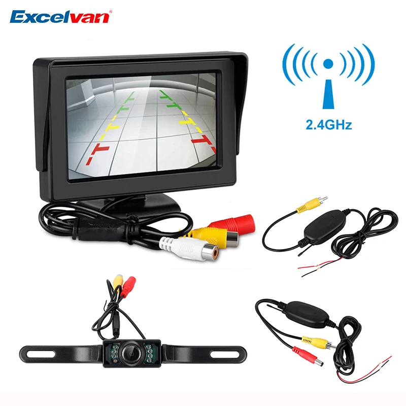 Автомобильная камера заднего вида с ЖК дисплеем 4 3 дюйма|rear view camera set|rear camerabackup