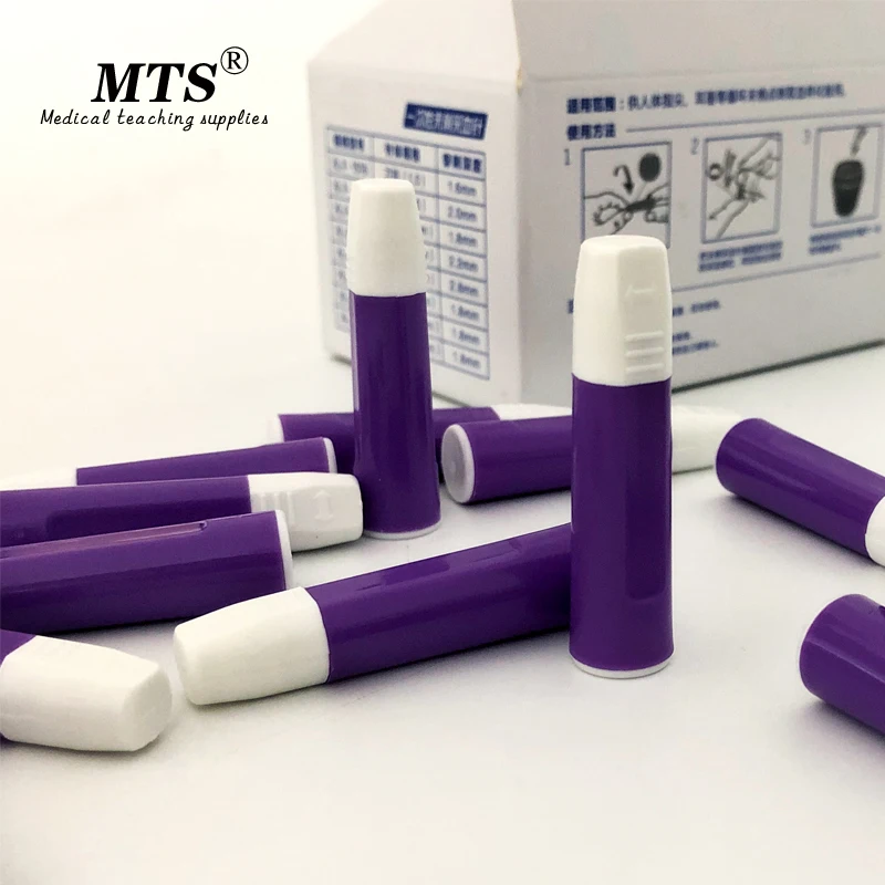 MTC 50 шт./кор. иглы одноразовые стерильные ланцеты 21 г/23 г/25G/26/28 г для диабетиков