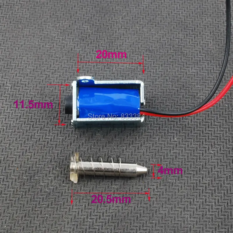 5pcs 3V-12V DC миниатюрный телескоп электромагнитный тянуть (всасывания) Малый