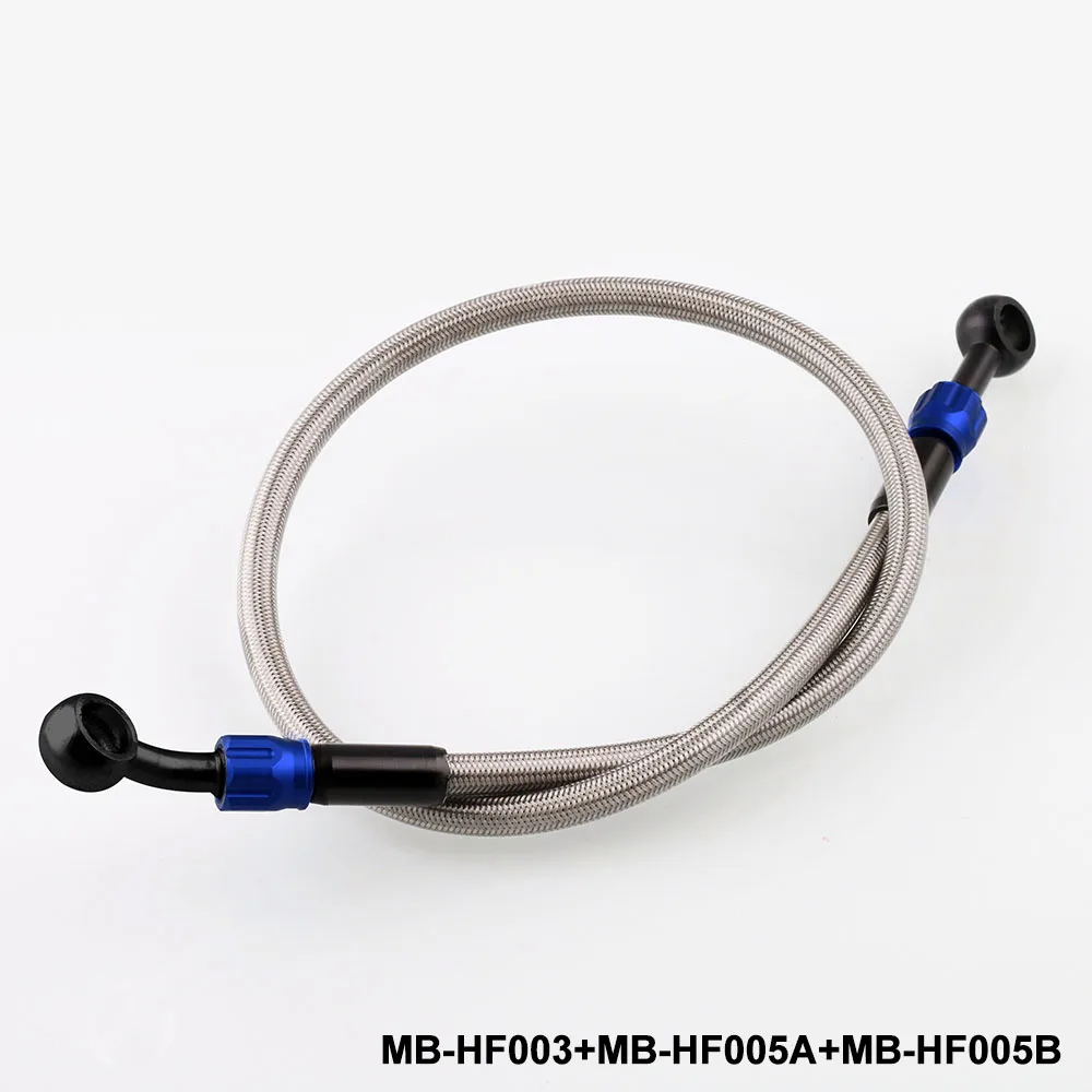 Мотоцикл Байк плетеная сталь гидравлическая усиленная Тормозная Линия муфта