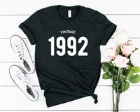 skuggnas 1992 birthday shirt 27th birthday t shirt 90s aesthetic t shirts aesthetic clothing casual tops hipster 90s clothing