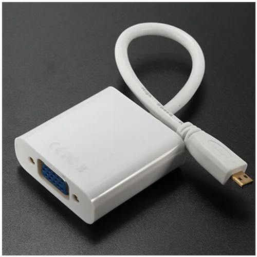 AAAE топовый Micro HDMI Male Turn VGA mother Adapter кабель |