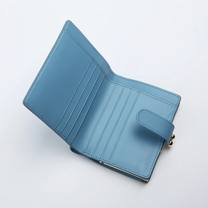 Женский кошелек из натуральной кожи от известного бренда EMMA YAO модный | Багаж и