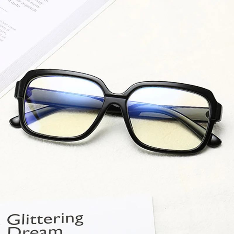 

Очки мужские и женские, квадратные, с большой оправой и защитой от синего излучения