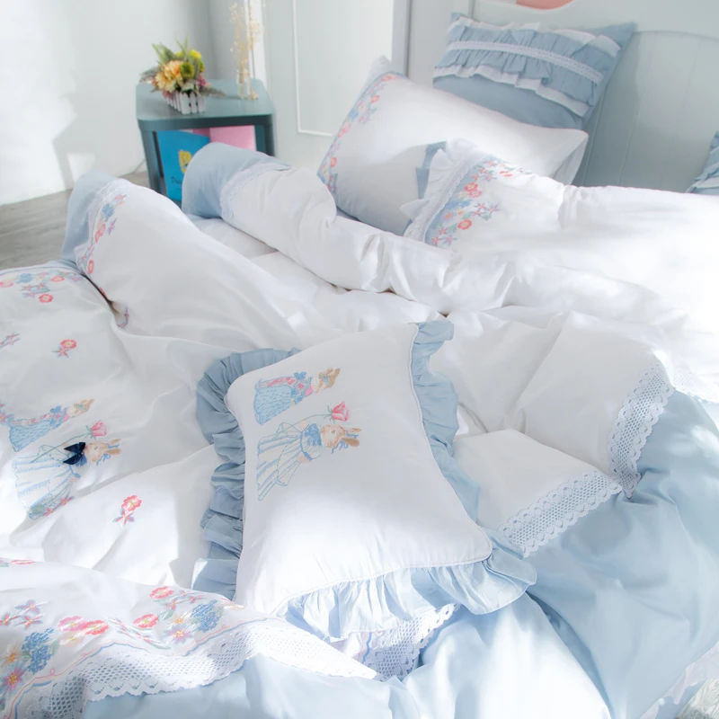 НОВЫЕ комплекты постельного белья из мягкого египетского хлопка с вышивкой и