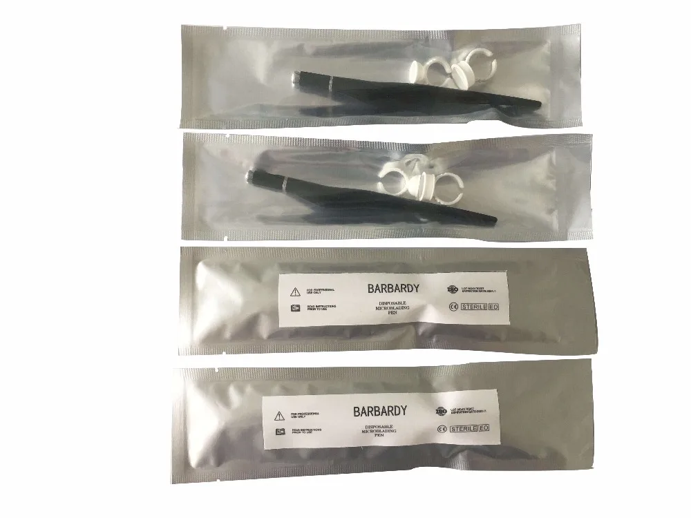 

Tattoo Eyebrow Manual Pen with Ink Cups Professional Permanent Makeup Supplies Plastic Microblading Pen Tool for 3D Embroidery