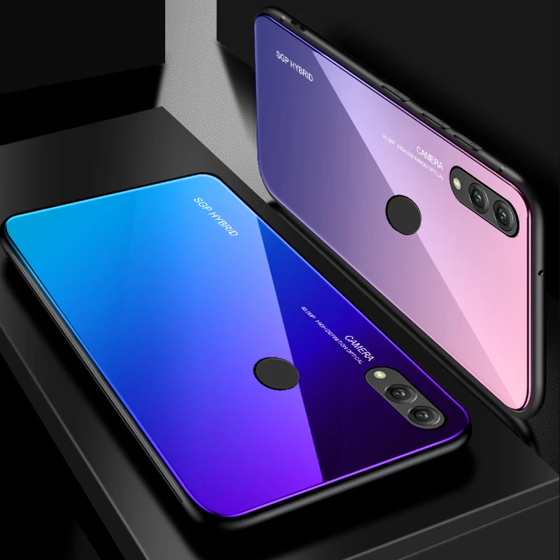 Градиентный стеклянный чехол для huawei p10 plus p10 lite p10 чехол для телефона huawei p10lite p10plus Защитная защита мобильного телефона cas