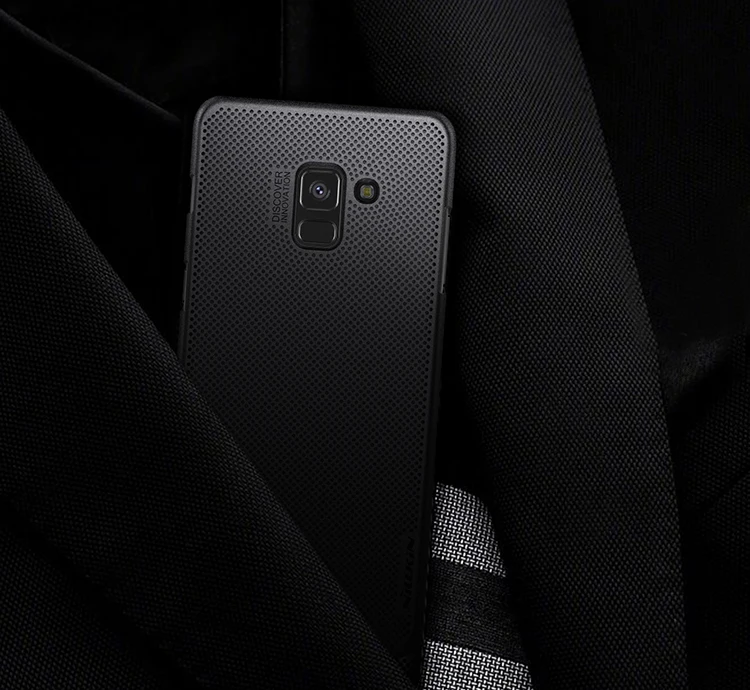 Воздушный чехол для samsung Galaxy A8 чехол Nillkin теплоотвод Матовый pc чехол s для samsung Galaxy a8 plus чехол задняя крышка