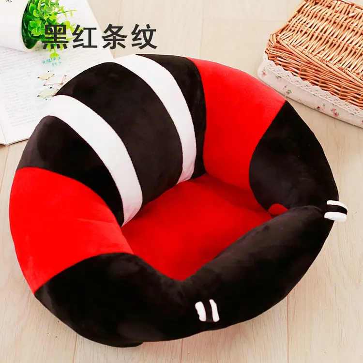 black red white Красочные детские сиденья Поддержка сиденье диван Хлопок Безопасность Путешествия Подушка автокресла плюшевые кормления детские сиденья плюшевые игрушки - Цвет: black red white