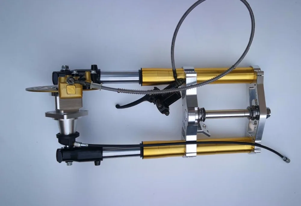 

New Version CNC HUB Updown Front Fork for Monkey Fork Length 540mm gold silver