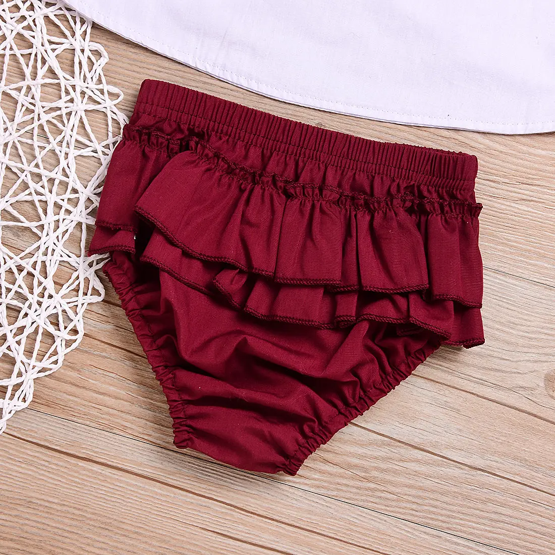 Летняя одежда для маленьких девочек 3 шт. повязка на голову с бантом топ шорты