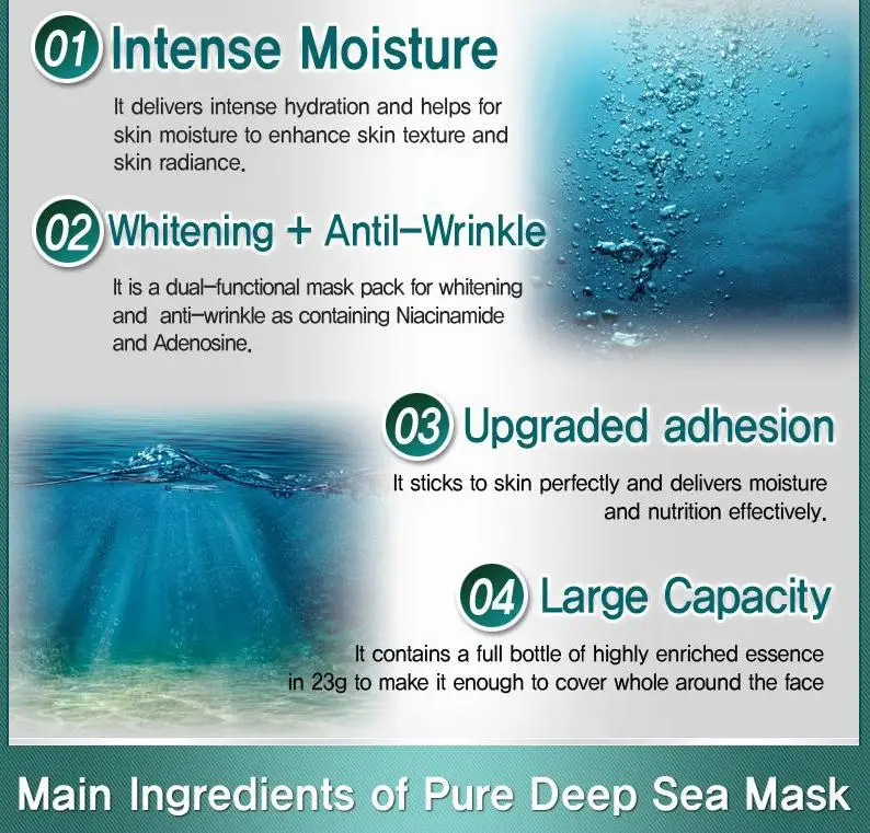 TOSOWOONG Pure Mask Pack 1 2 шт маска для лица средство для устранения черных точек увлажнение(2 шт из 6 типов) Корейская косметика