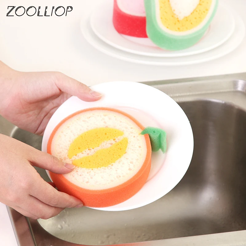 Кухонный инструмент для мытья посуды креативный фруктовый детский душ мягкая