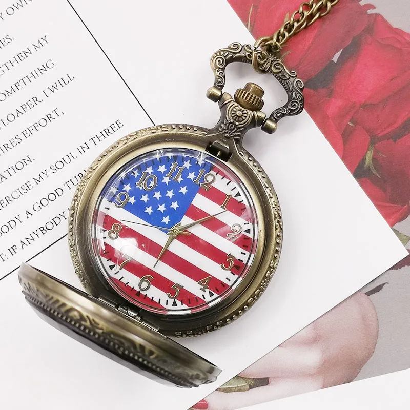 Ретро кролик карманные часы Винтажные Колье в старинном стиле брелок цепь сплав