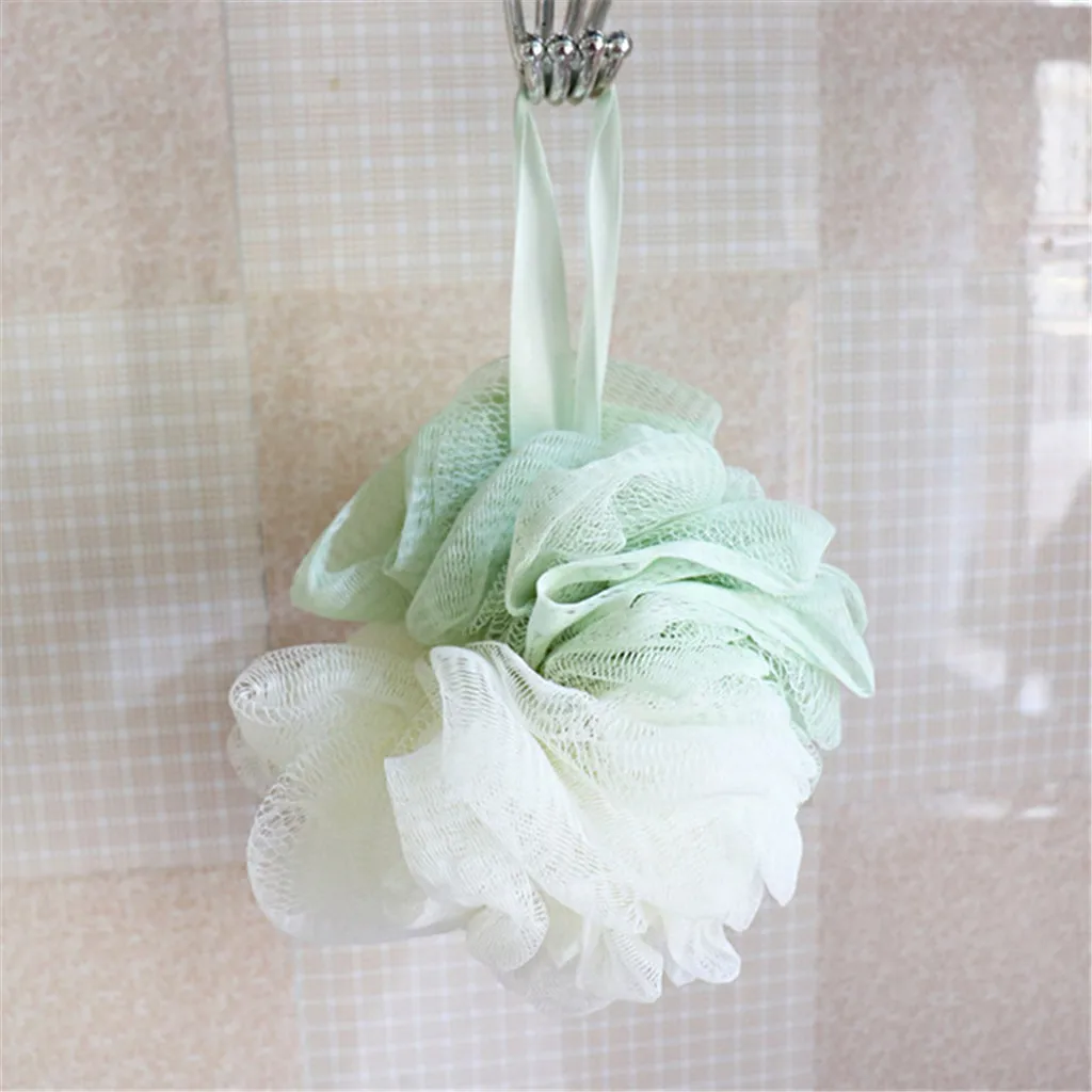 Большой Размеры твердые шарики для ванн Rich пузыри объемная Цветочная губка ванны