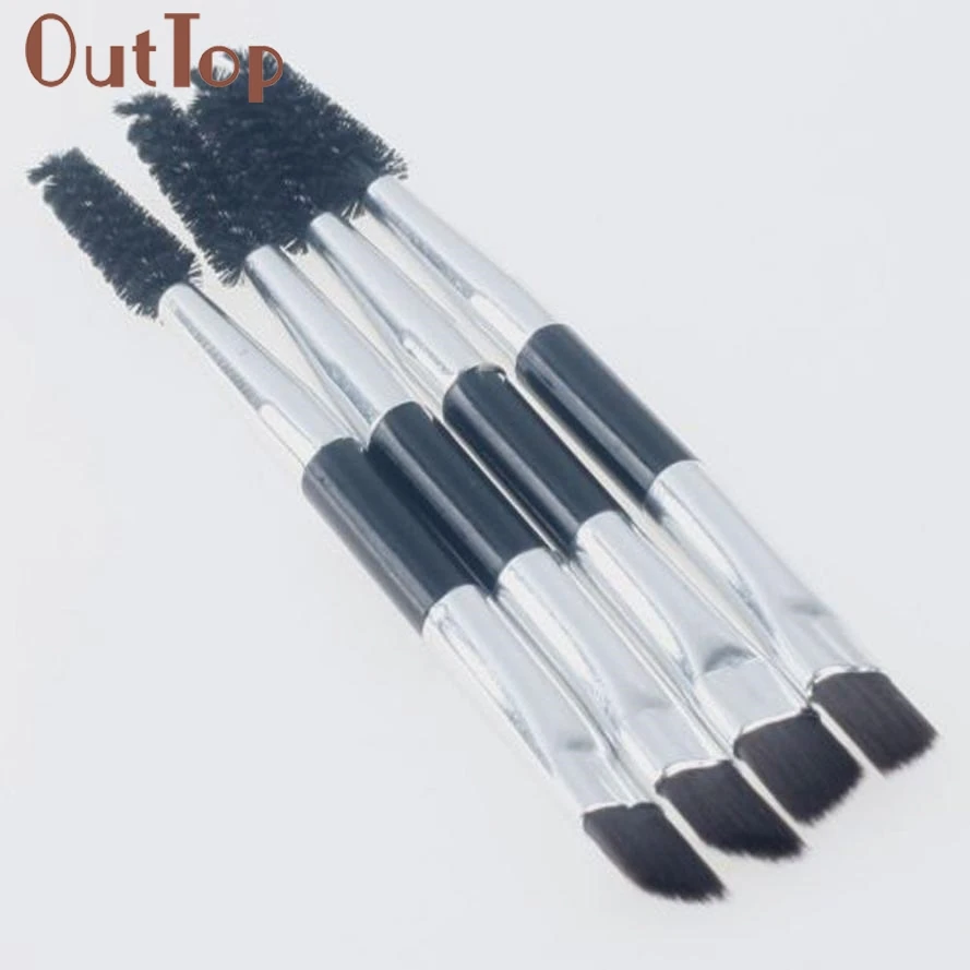 2019 Newly 1PC Makeup brush Double-headed Inclined Eyebrow Brush Eyelashes Volume Tool Freeshipping 30p1221 | Красота и здоровье