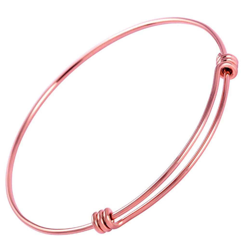 25 шт./лот высококачественный регулируемый браслет из нержавеющей стали плетеный