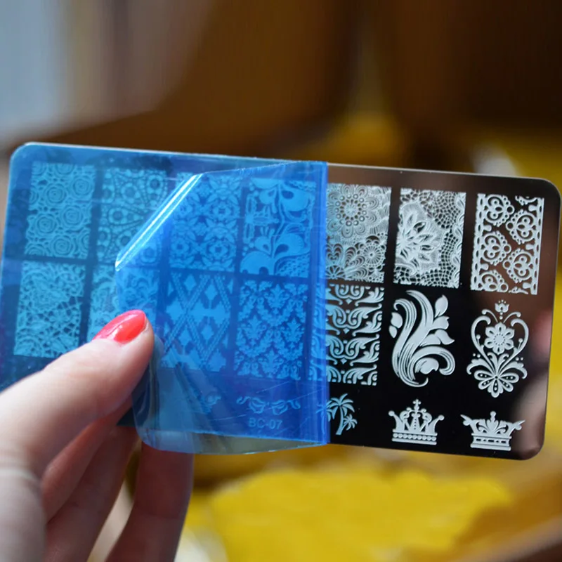 1 шт. штамп для ногтей|Шаблоны дизайна ногтей| |