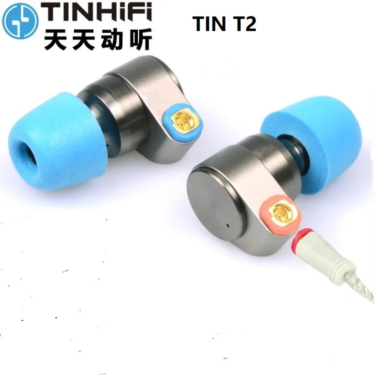 TIN аудио T2 наушники-вкладыши с двойным динамическим приводом Hi-Fi наушники