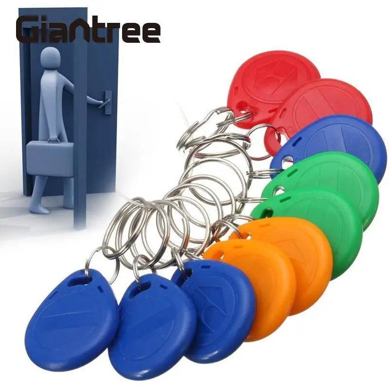 Перезаписываемые rfid карты Giantree 125 кГц брелоки EM4305 идентификационные для контроля