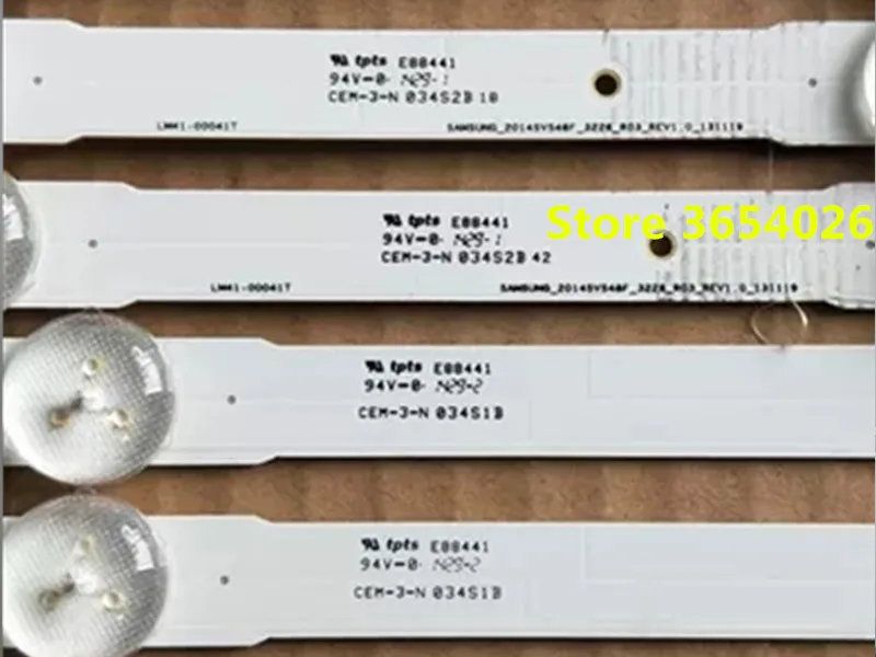 4 шт./лот светодиодная подсветка полосы D4GE 480DCA R2 480DCB для SAMSUNG 48 дюймов ТВ UE48H6470
