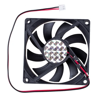 DC 12V 0.18A 2 контактный разъем ПК компьютер чехол Вентилятор охлаждения 80x80mm