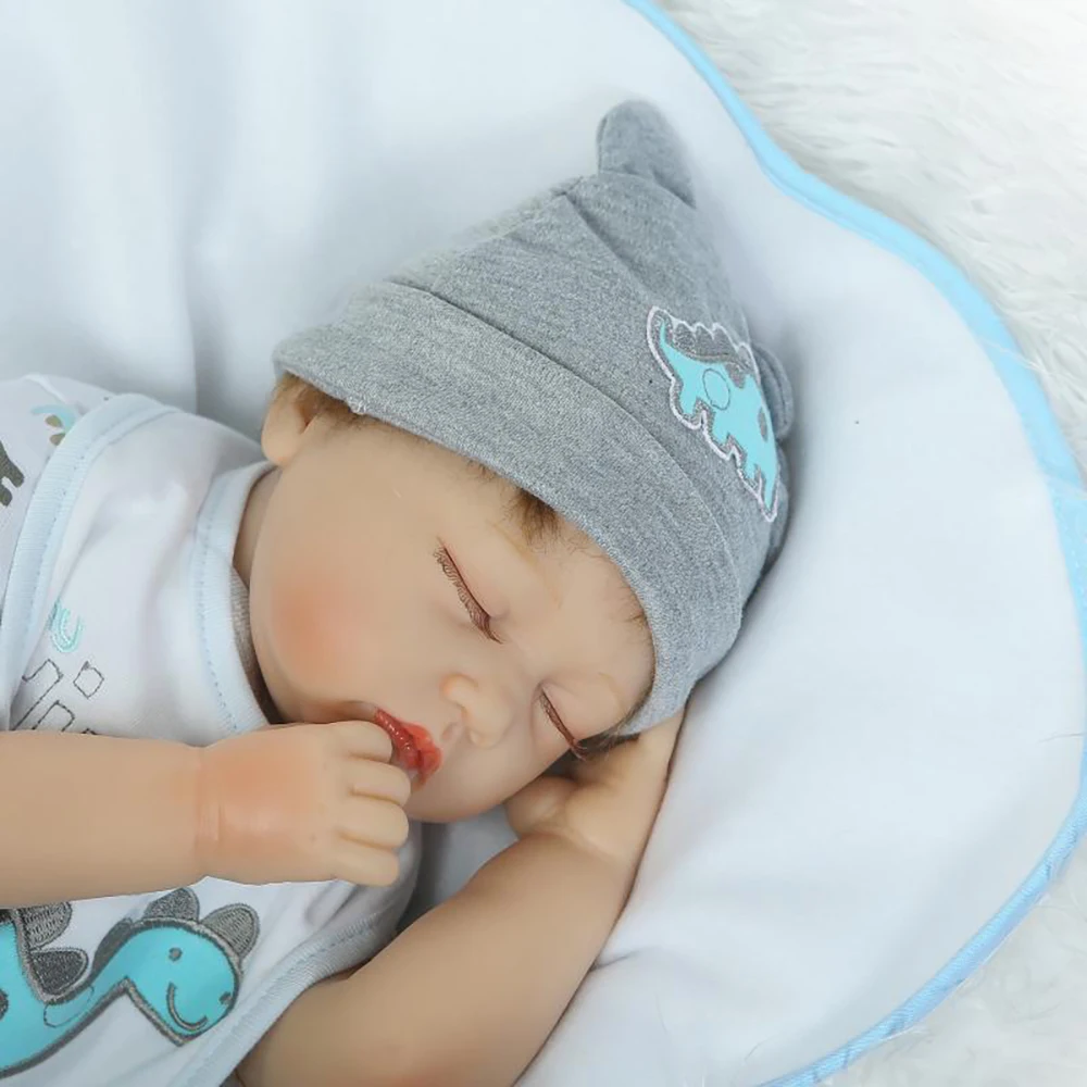 Модные куклы реалистичные 55 см Reborn Baby Doll мягкое тело Силиконовые Реалистичные