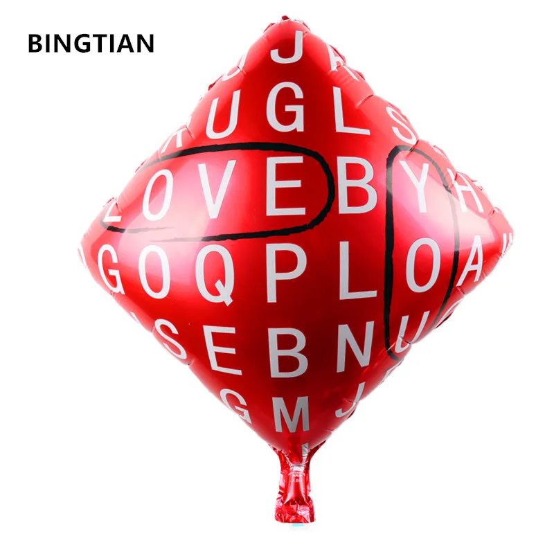 BINGTIAN LOVE balloon оптовая продажа вечерние воздушные шары в форме сердца на день