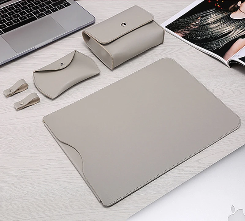 Чехол для ноутбука Macbook Air 13 чехол из искусственной кожи 11 12 15 сенсорной панели Xiaomi