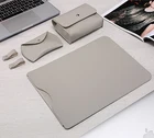 Футляр для ноутбука из искусственной кожи, чехол для Macbook Air 13 11 12 15, чехол для сенсорной панели Xiaomi Mi 13,3 15,6 Surface Pro 4 5 6