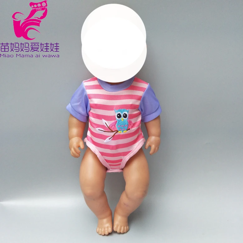 Костюм для куклы подходит для 43 см, Детская кукла Reborn, детская одежда и 17 дюймов, аксессуары для куклы