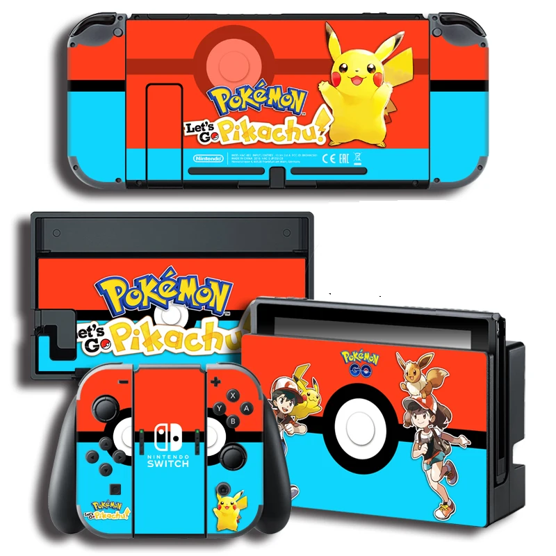 Защитная крышка наклейка Виниловая для консоли Nintendo Switch NS + контроллер цветная с