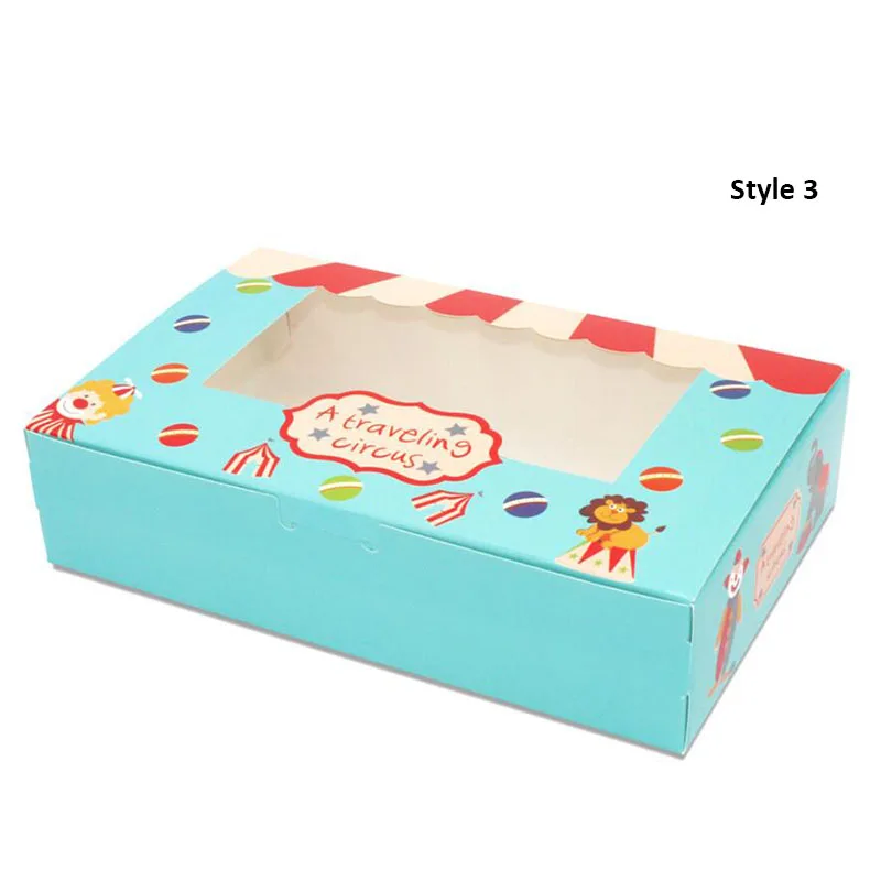 10 шт. бумажная коробка для сырного торта конфет печенья упаковочная контейнер с