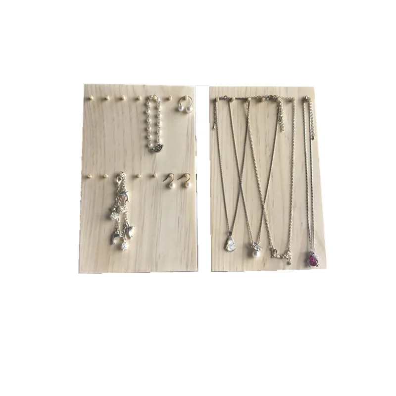 

New Fashion Solid Wood Jewelry Display Holder Necklace Chain Bracelets Display Stand Jewelry Storage