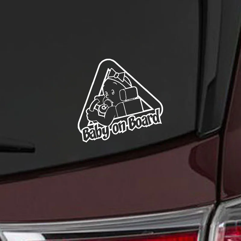 Автомобильная виниловая наклейка с надписью BABY ON BOARD 15 х13 6 см|baby on board|on boardsticker vinyl |