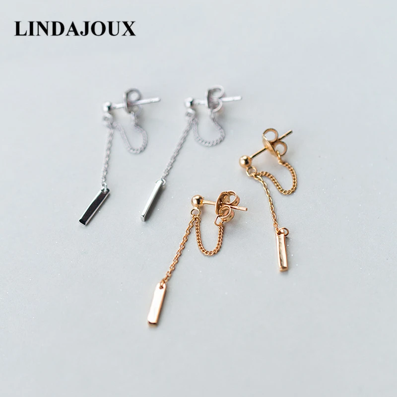 LINDAJOUX 925 пробы серебряные розовые золотые цветные с кисточкой очаровательные