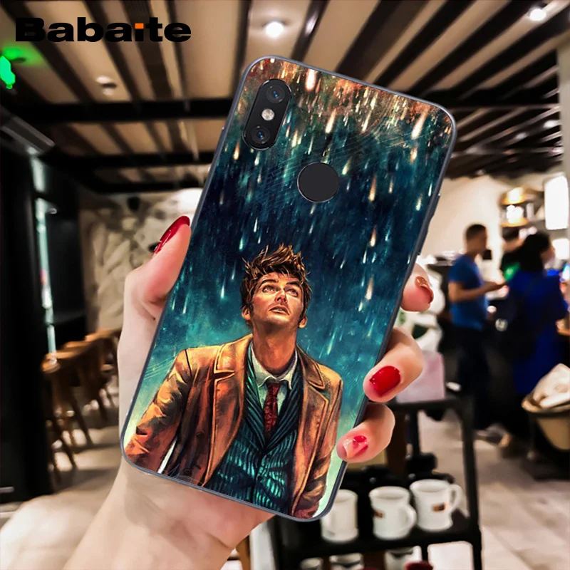 Черный чехол для телефона Babaite Tardis Doctor Dr Who Police Box Для Xiaomi MiA1 A2 lite F1 Redmi8 4X 5Plus S2 Note7 8Pro