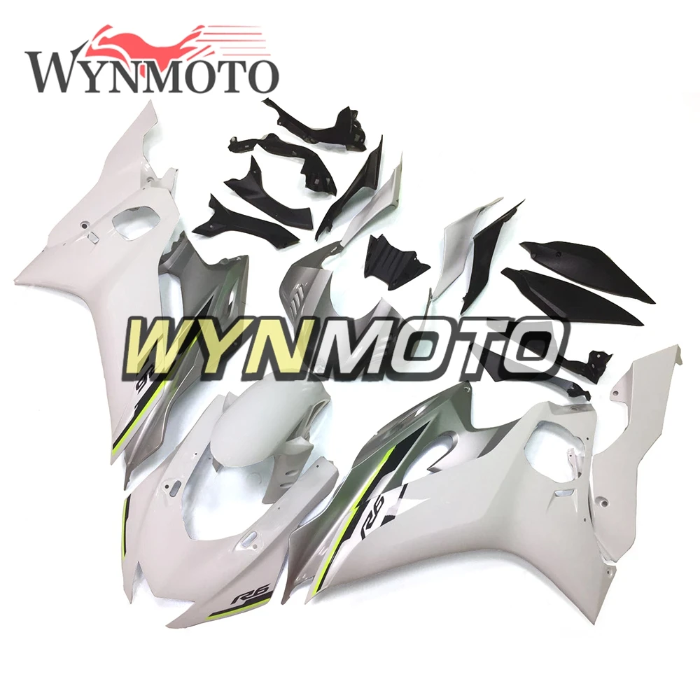 Полный комплект обтекателей для мотоцикла из АБС пластика Yamaha YZF _ 600 R6 2017 белые