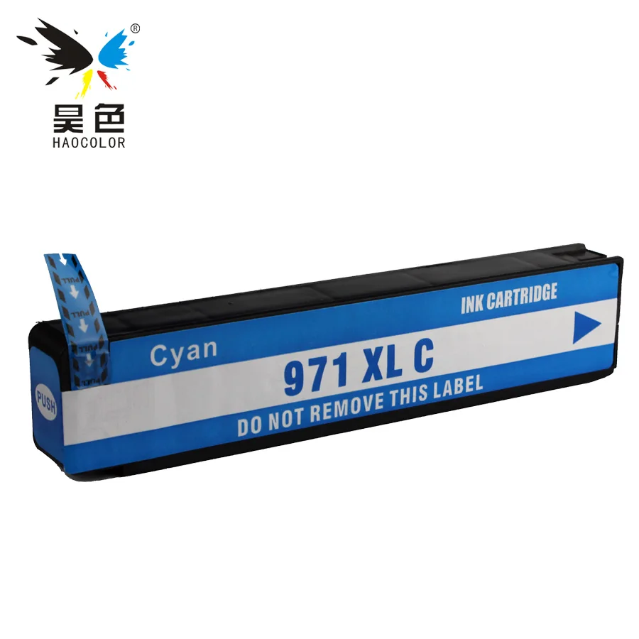 HAOCOLOR 1 Cyan цветные чернильные картриджи для HP 971 XL HP970 Officejet Pro X451dn X451dw X476dnMFP X476dwMFP X551dw