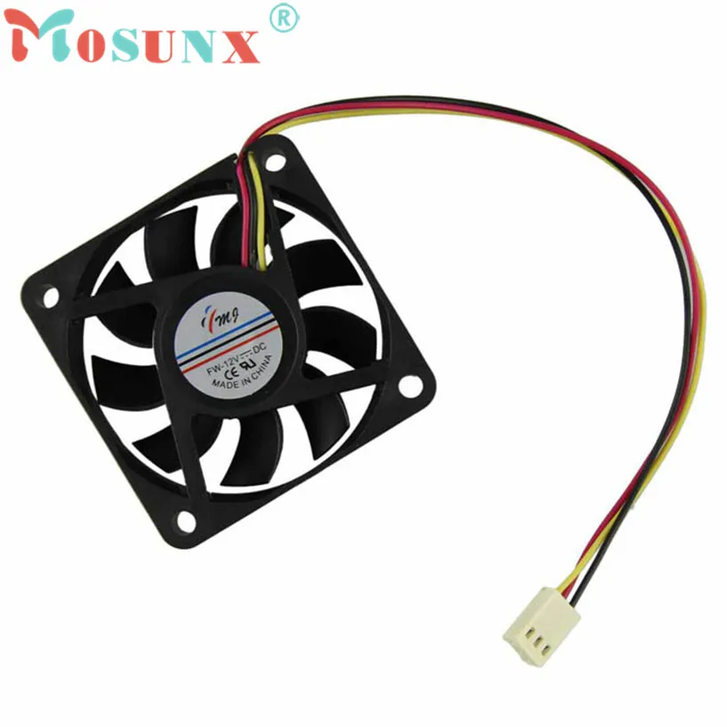 NEW Mecall 60mm PC CPU Cooling Fan 12v 3 Pin Computer Case Cooler Quiet Molex Connector wholesale Oct20 | Компьютеры и офис